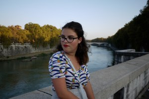 Being posey by the Tiber