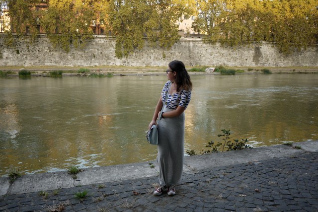 wearing: shirt - vintage maxi skirt - Zara